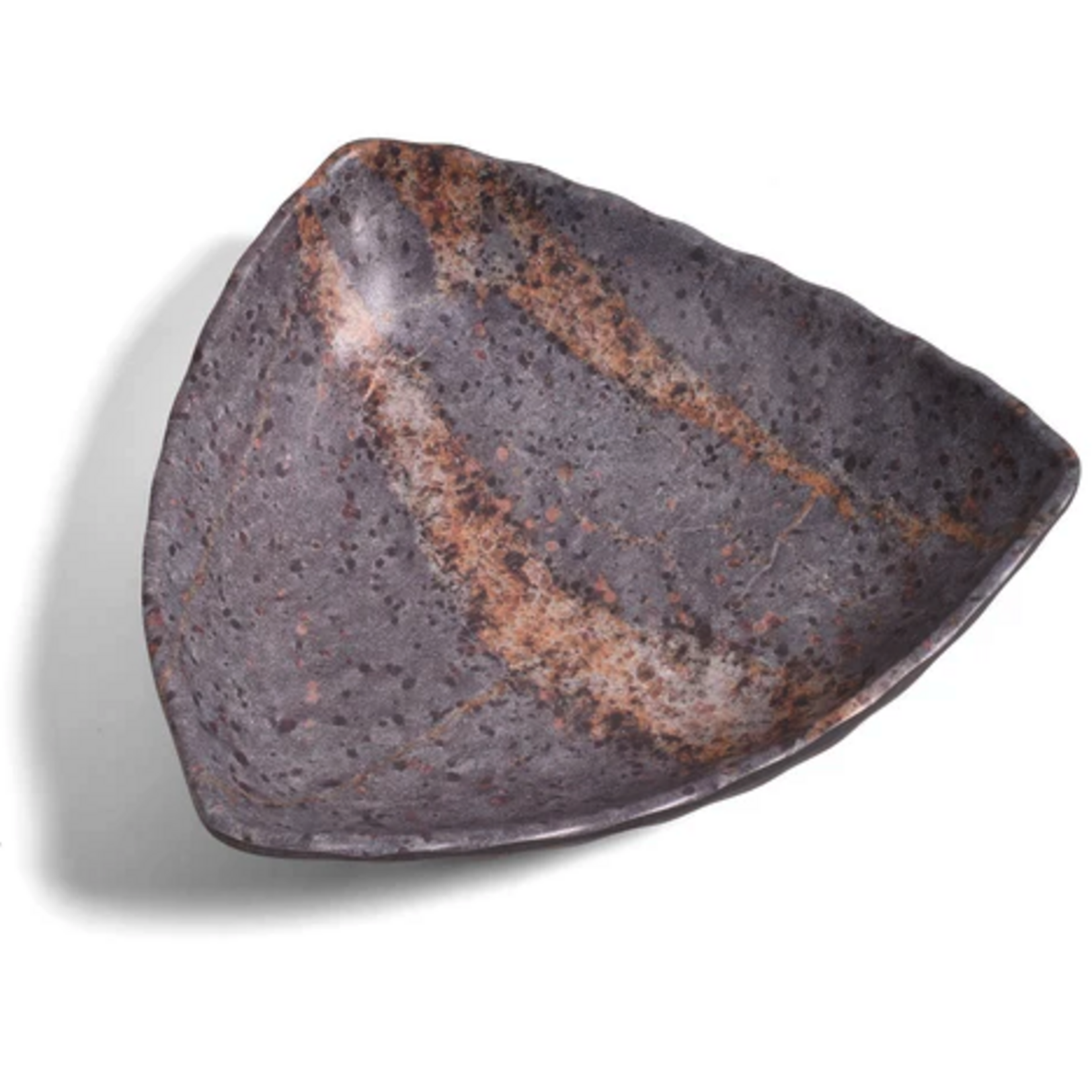 Merritt International Limestone Triangle 7 in. Salad Bowl