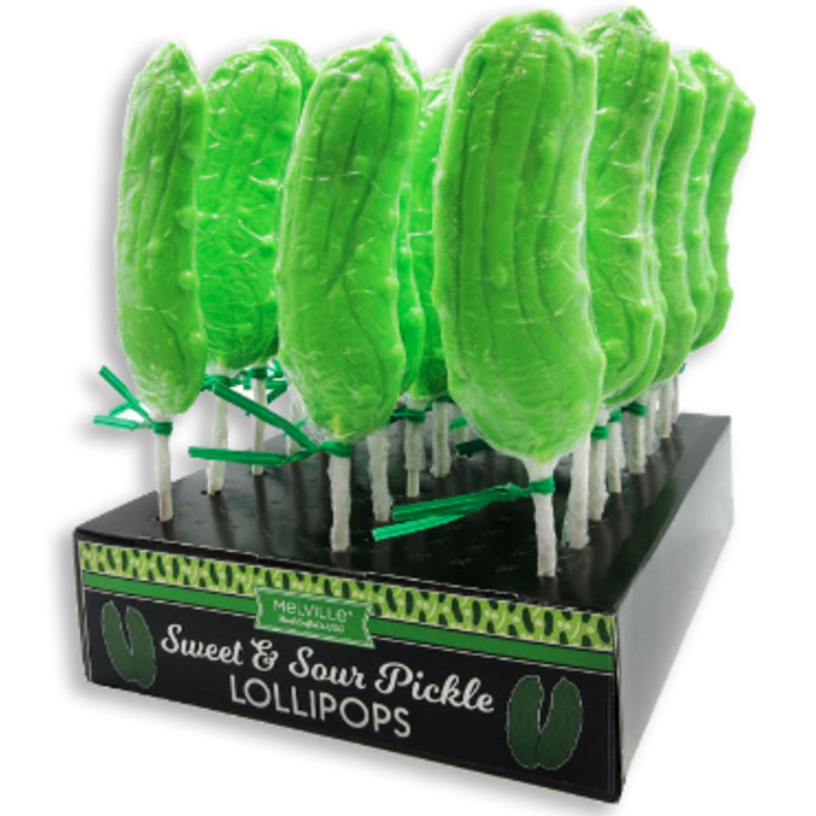 Redstone Candy MELVILLE SOUR PICKLE LOLLIPOPS