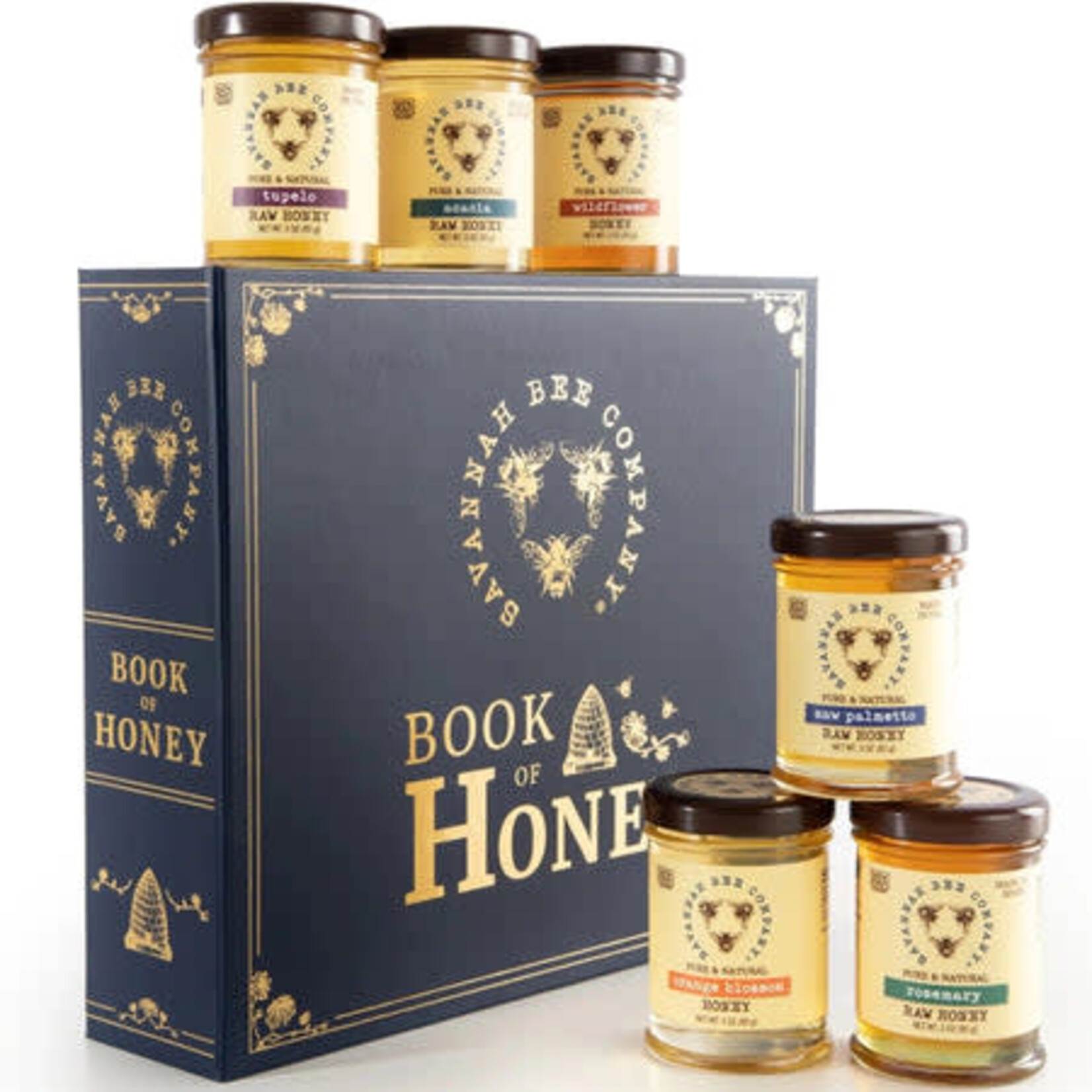 Savannah Bee Co. Once Upon A Hive, Six 3oz Jars Honey | Savannah Bee Co.