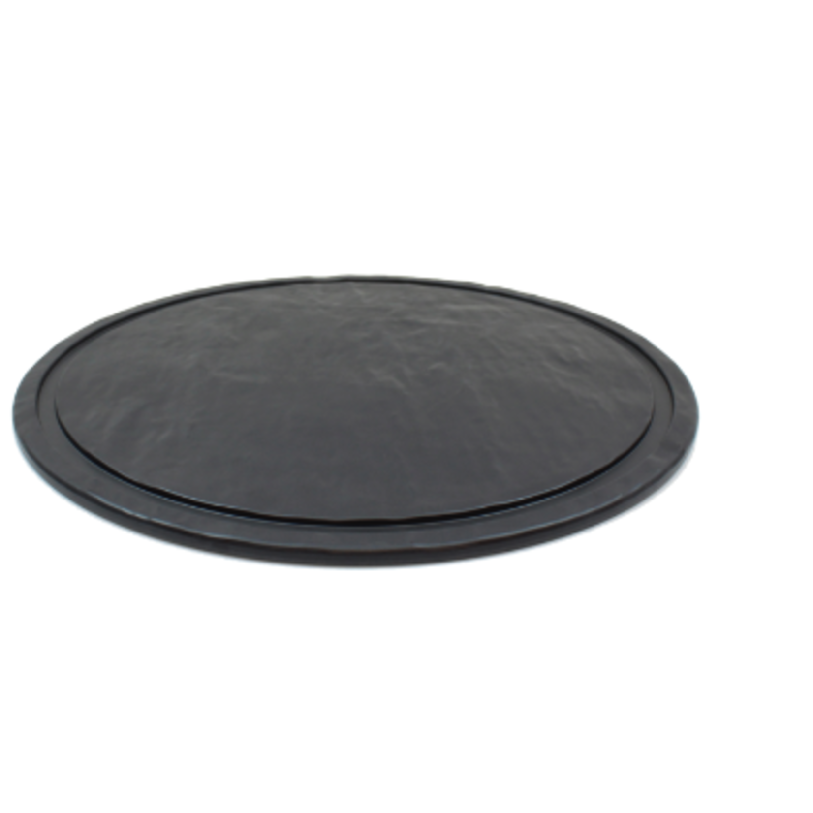 Tablecraft 13" Round Serving Tray With Channel | Tablecraft
