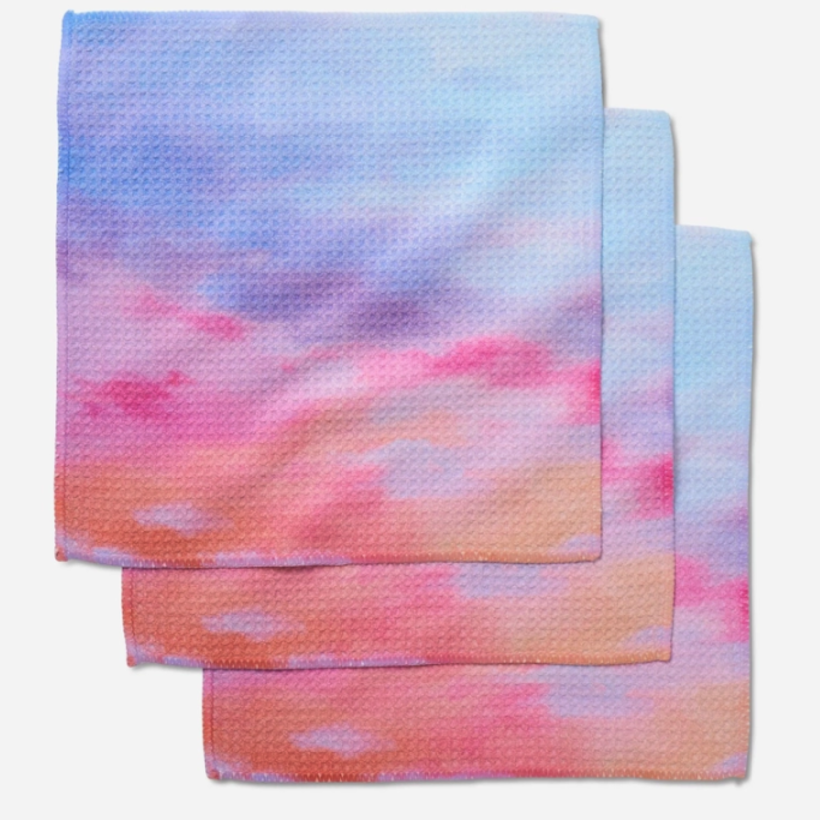 Geometry Magic in the Sky Dishcloth Set | Geometry