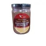 KC Classic Gourmet Foods Chocolate Cherry Amaretta Cheesecake Fondue 12oz