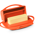 Kitchen Concepts Unlimited Butterie Butter Dish - Orange