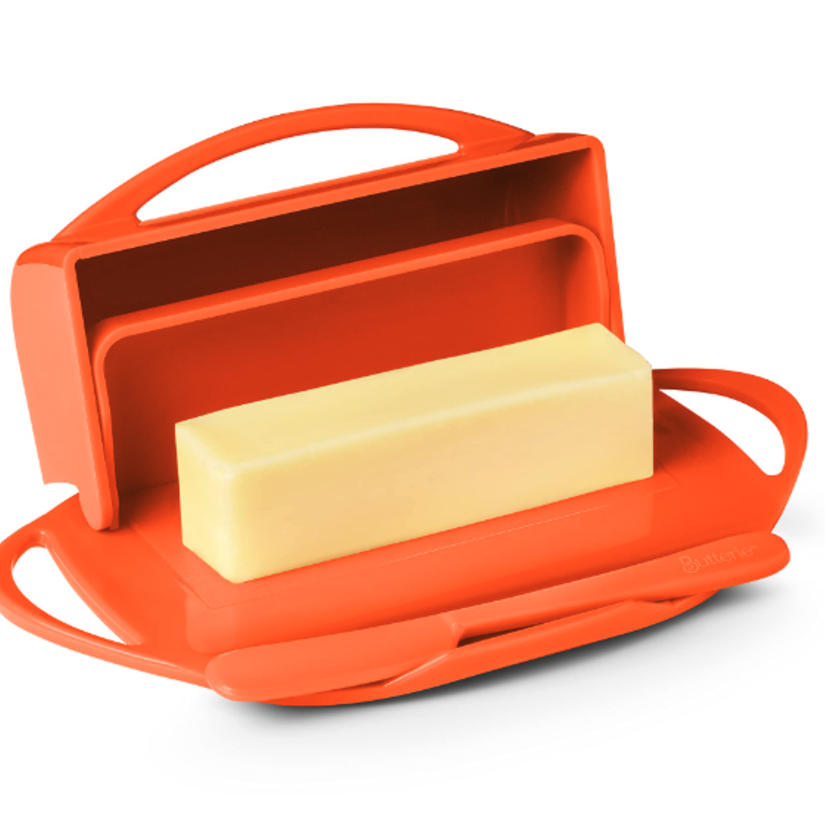 Kitchen Concepts Unlimited Butterie Butter Dish - Orange