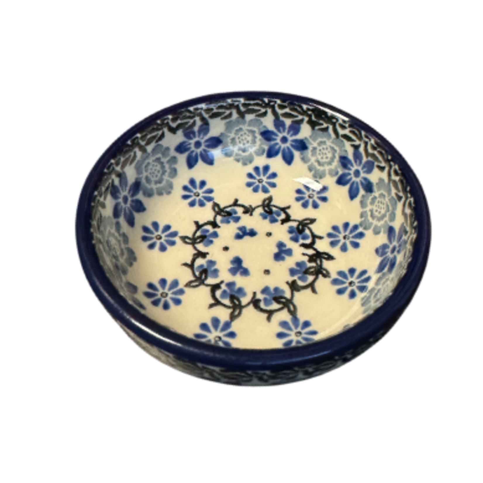 Polish Pottery Bowl 3.5", Cloud Watching | Polish Pottery
