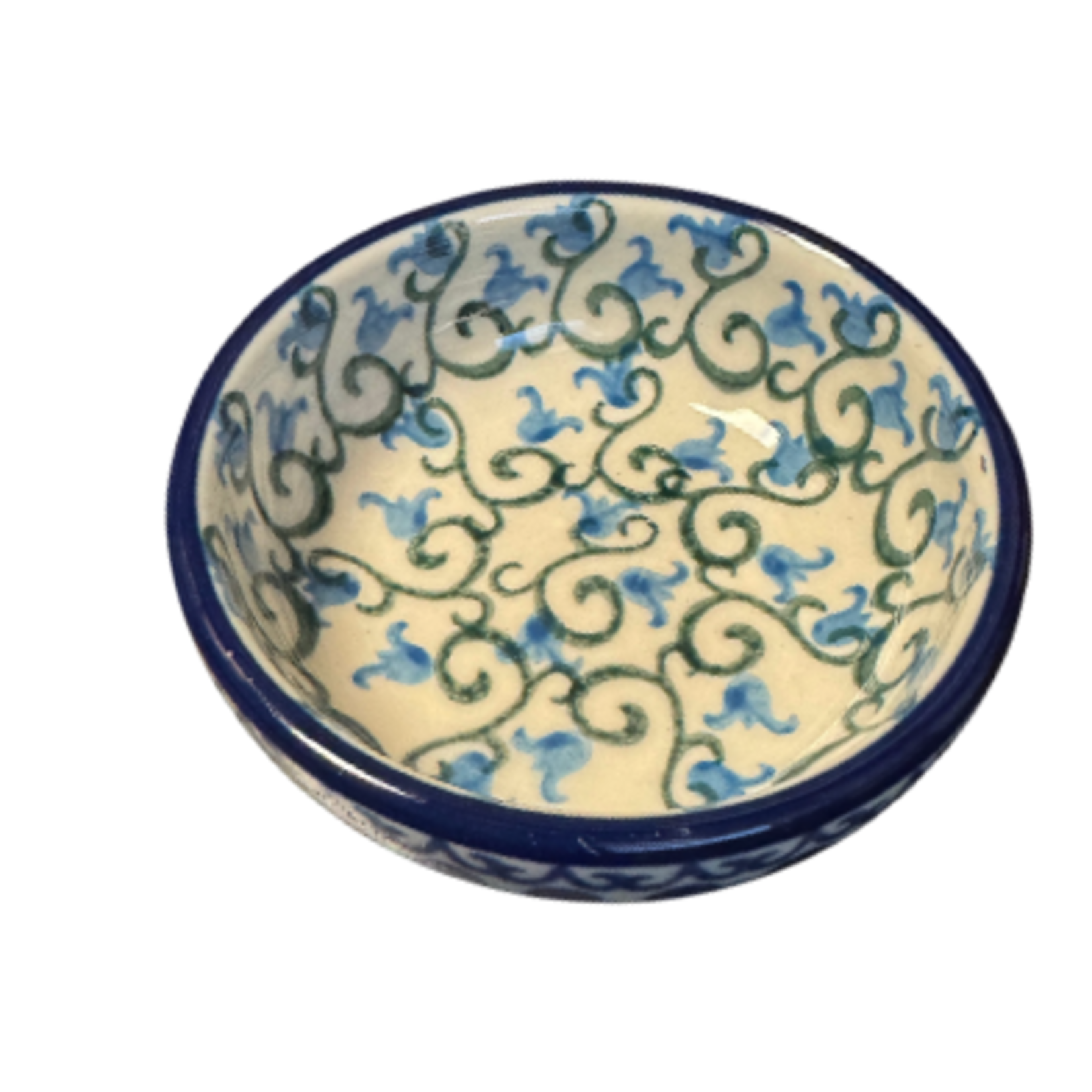 Polish Pottery Bowl 3.5", Garden is Closing in On Us | Polish Pottery