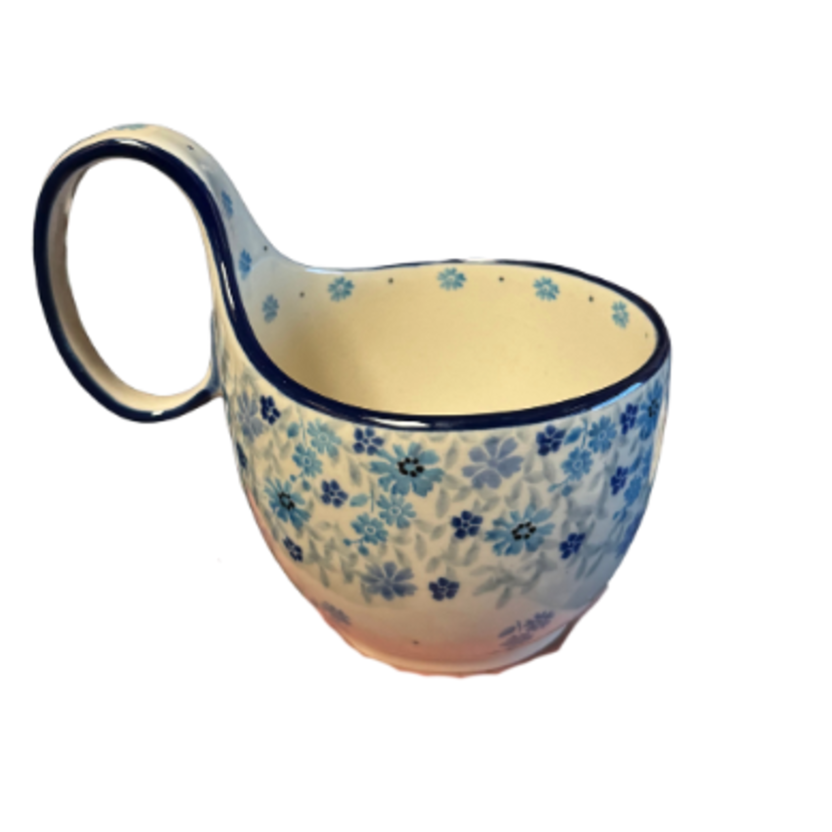 Polish Pottery Polish Soup Mug 12oz, Sky Gazing | Polish Pottery