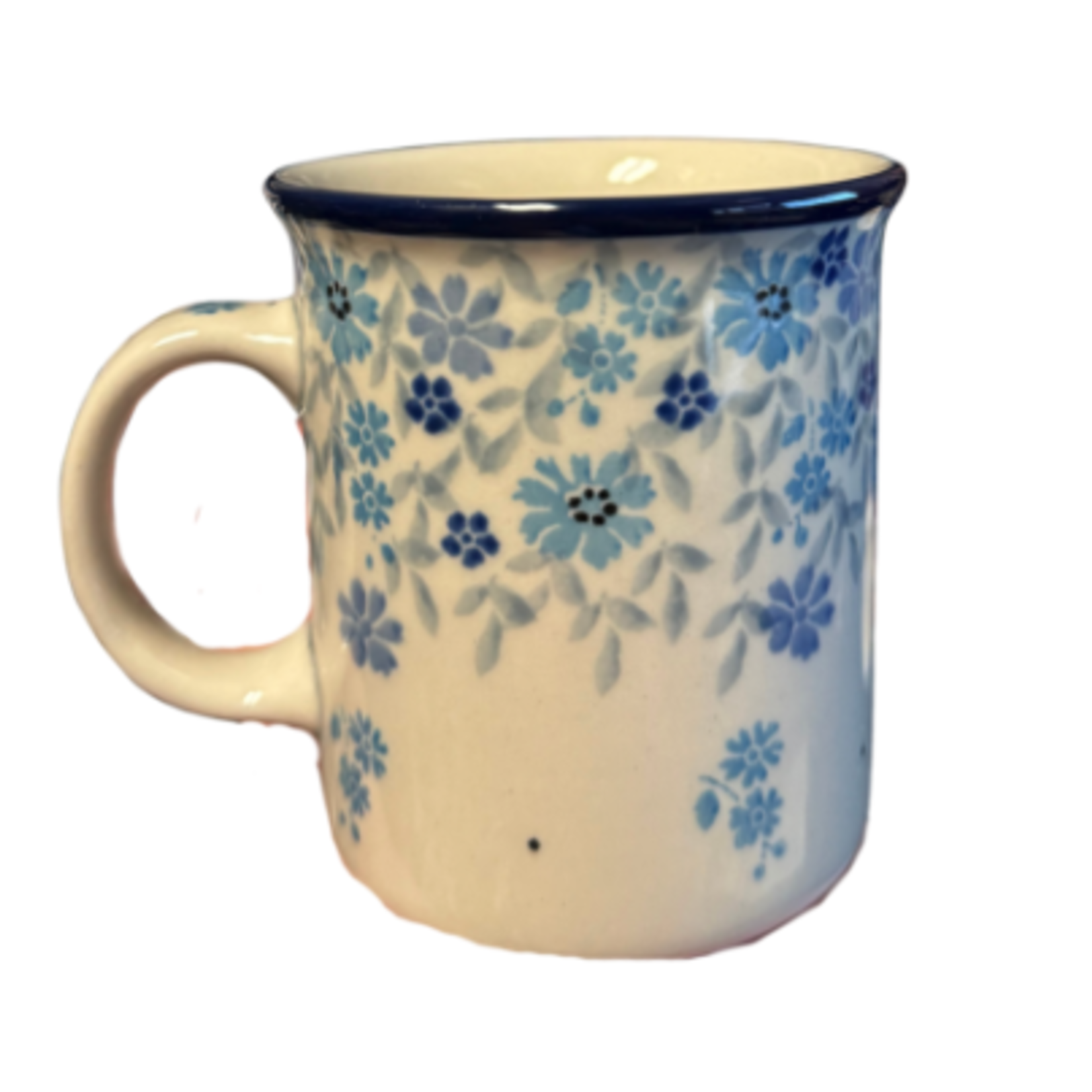 Polish Pottery Polish Straight Mug 8oz, Sky Gazing | Polish Pottery