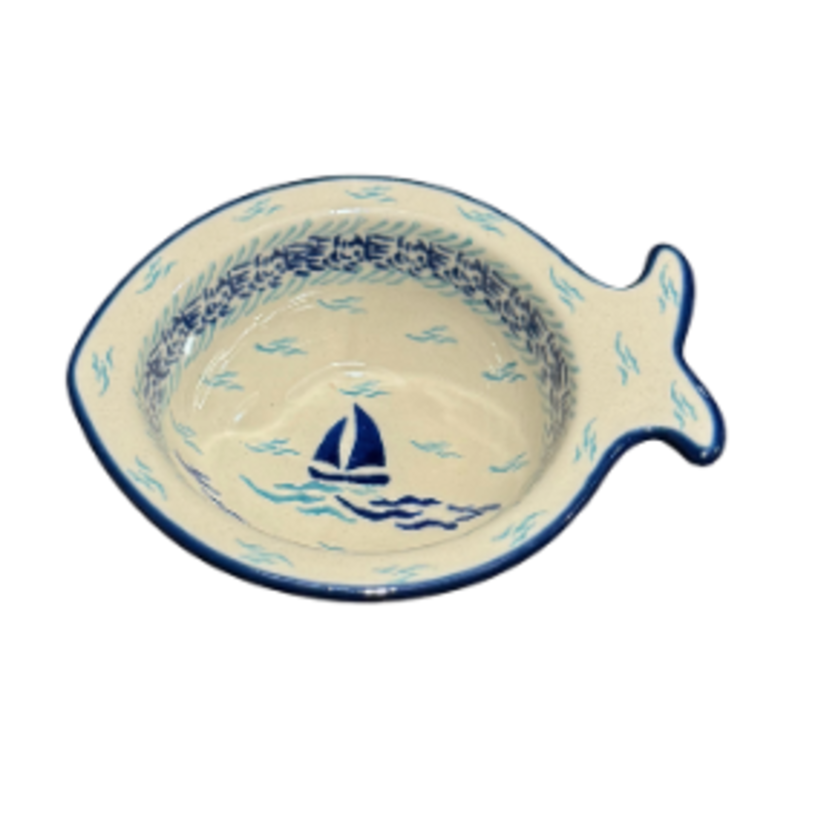 Polish Pottery Small Fish Bowl | Polish Pottery