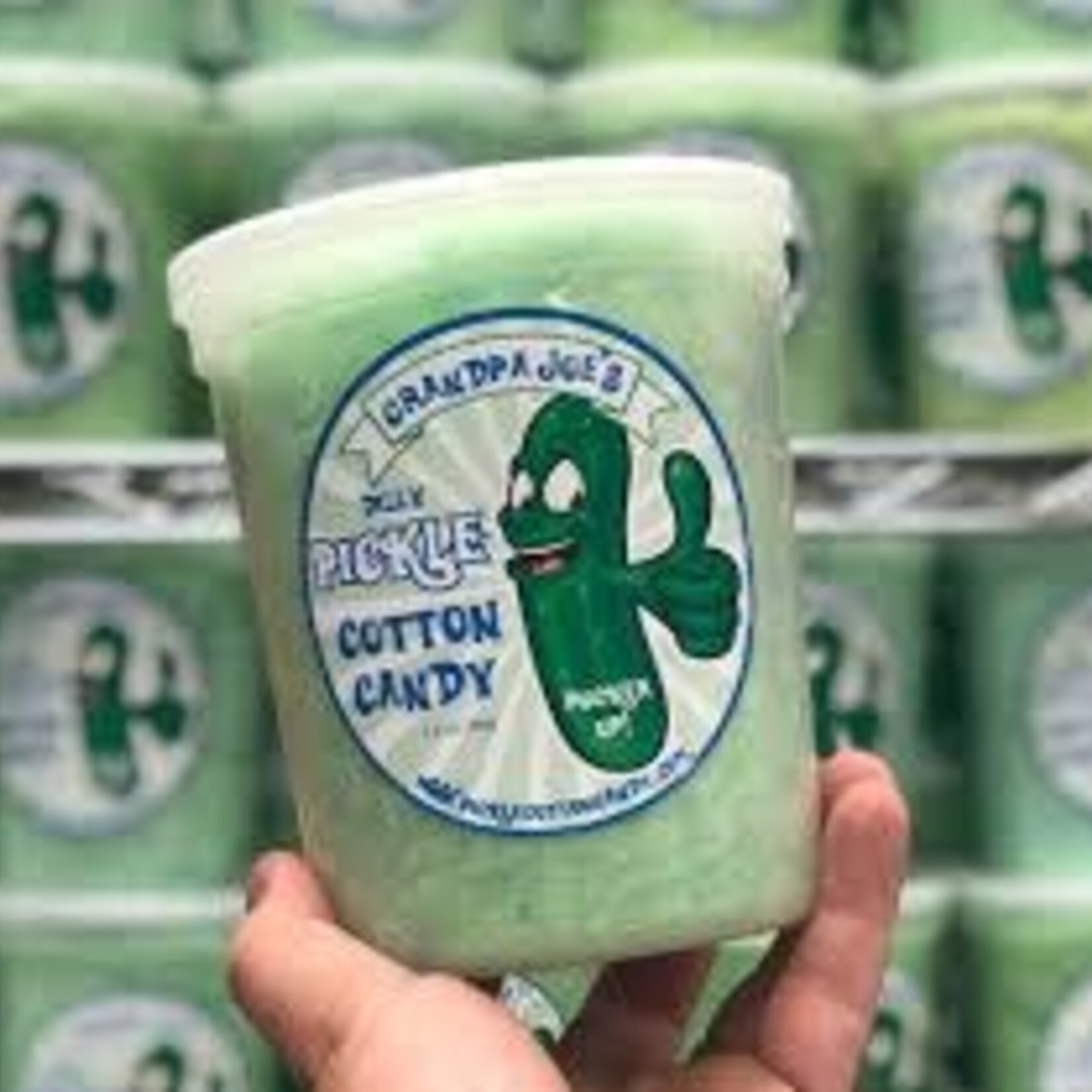 Grandpa Joe's Pickle Cotton Candy