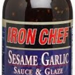 Iron Chef, Sauce And Glaze Sesame Garlic, 15 oz | IRON CHEF