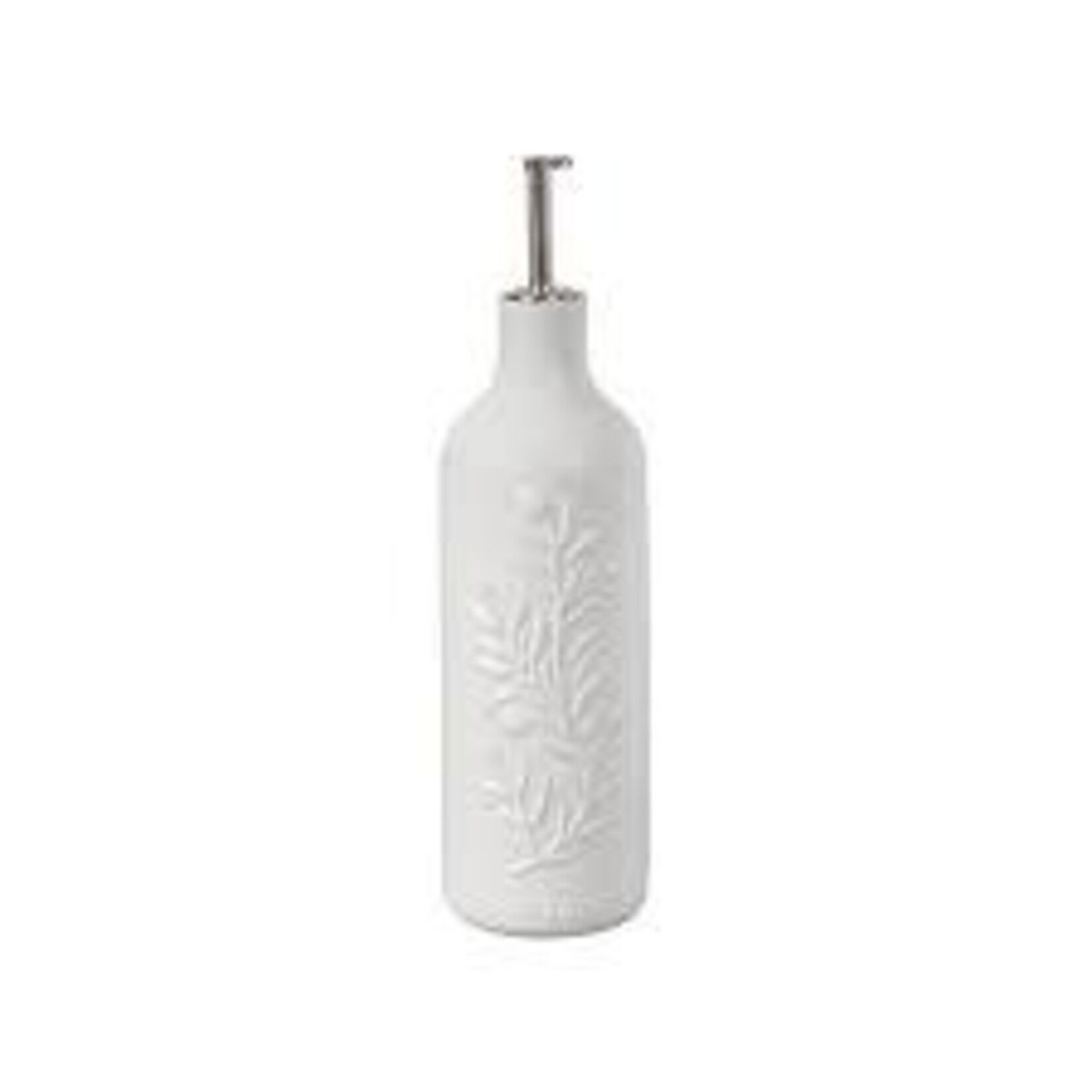 Le Creuset Oil Cruet - White w/ Embossed Cruet, 20 oz. | Le Creuset