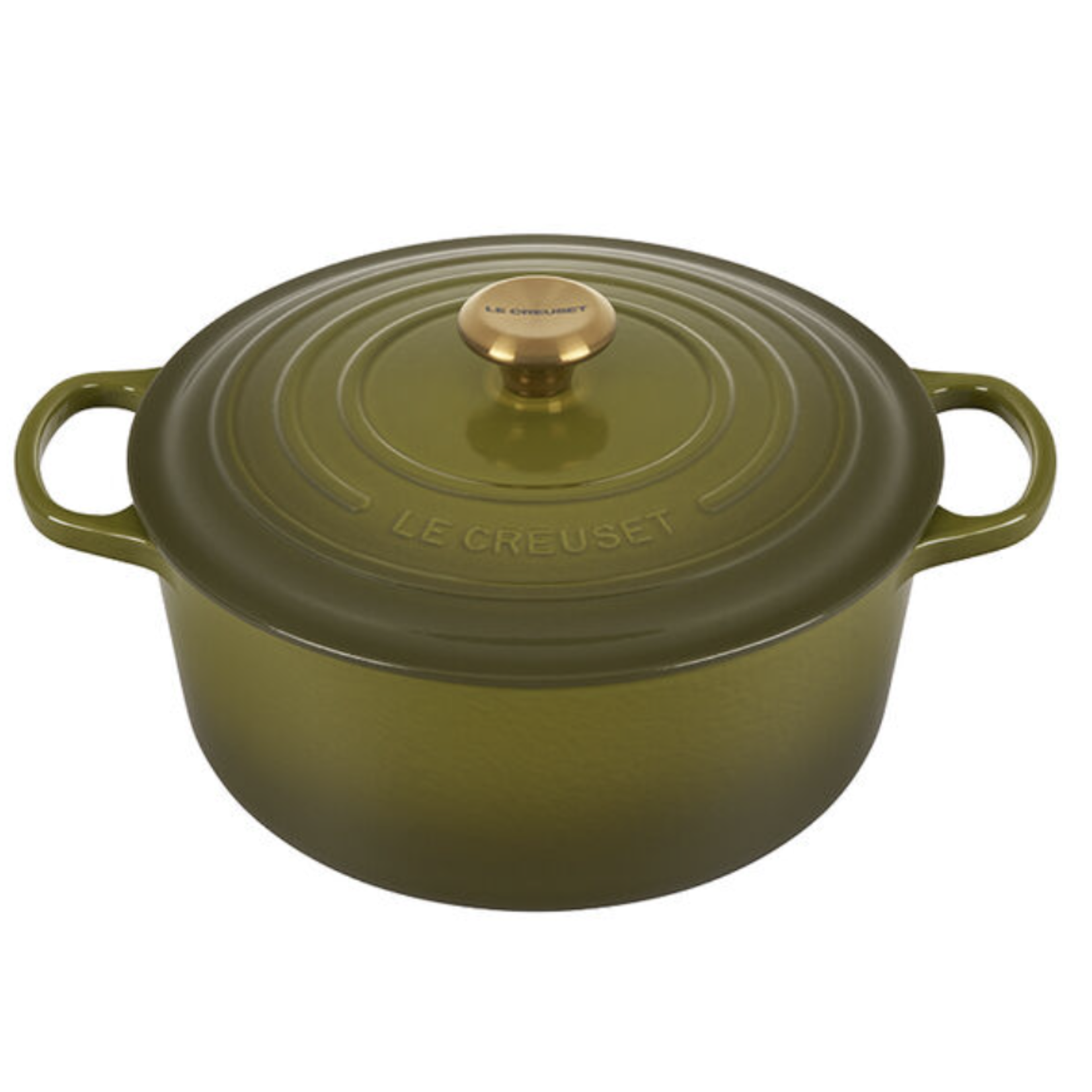 Le Creuset Signature Round Dutch Oven - Olive, 7.25 qt.