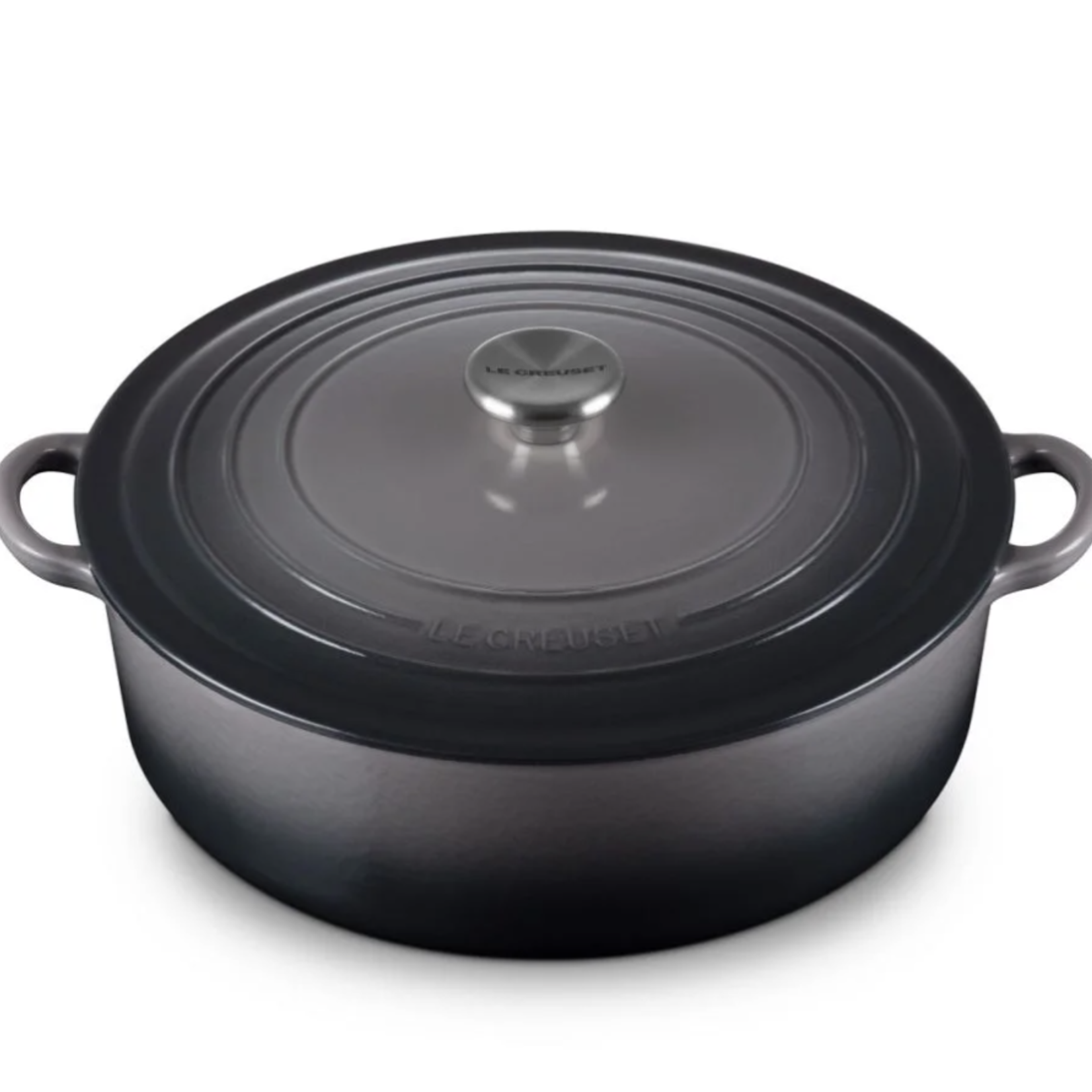 Le Creuset Signature Round Wide Oven - Oyster, 6.75 qt.