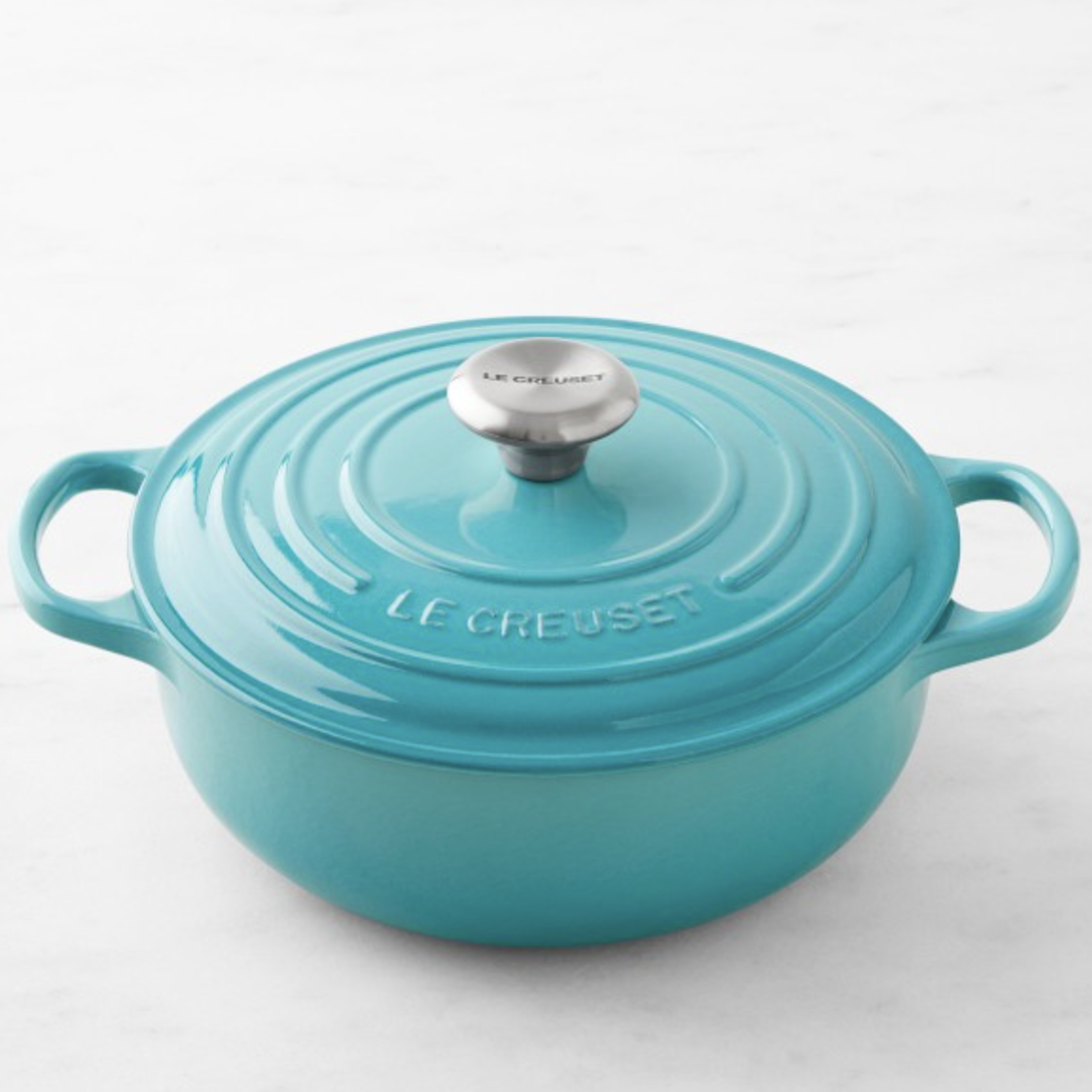 Le Creuset Signature Sauteuse - Caribbean, 3.5 qt.