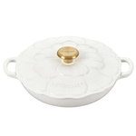 Le Creuset Petal Braiser - White - 2.25 qt.
