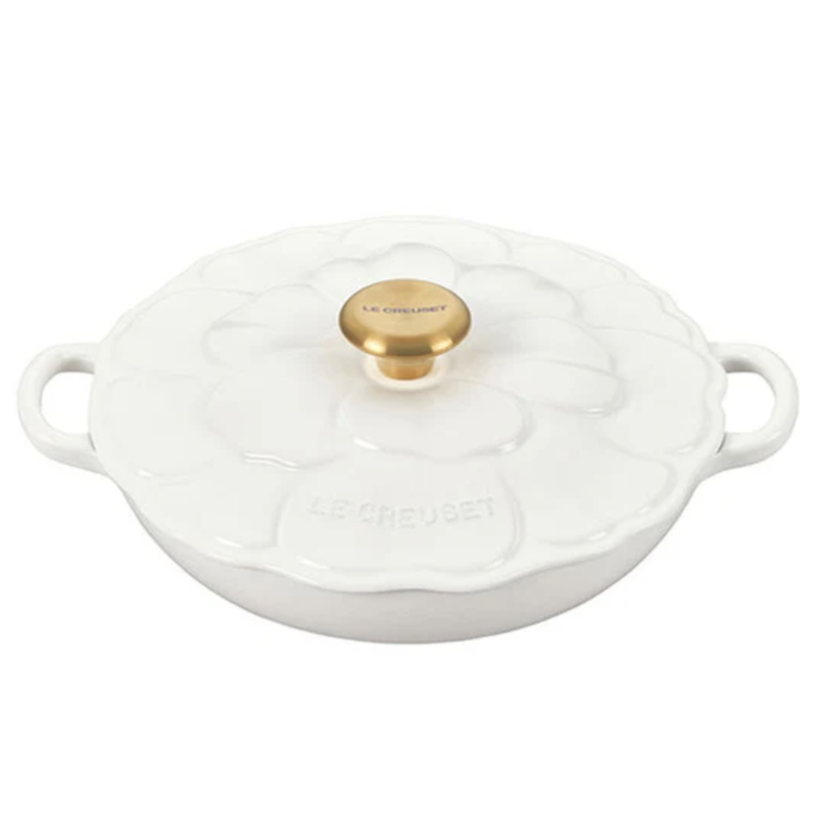 Le Creuset Petal Braiser - White - 2.25 qt.