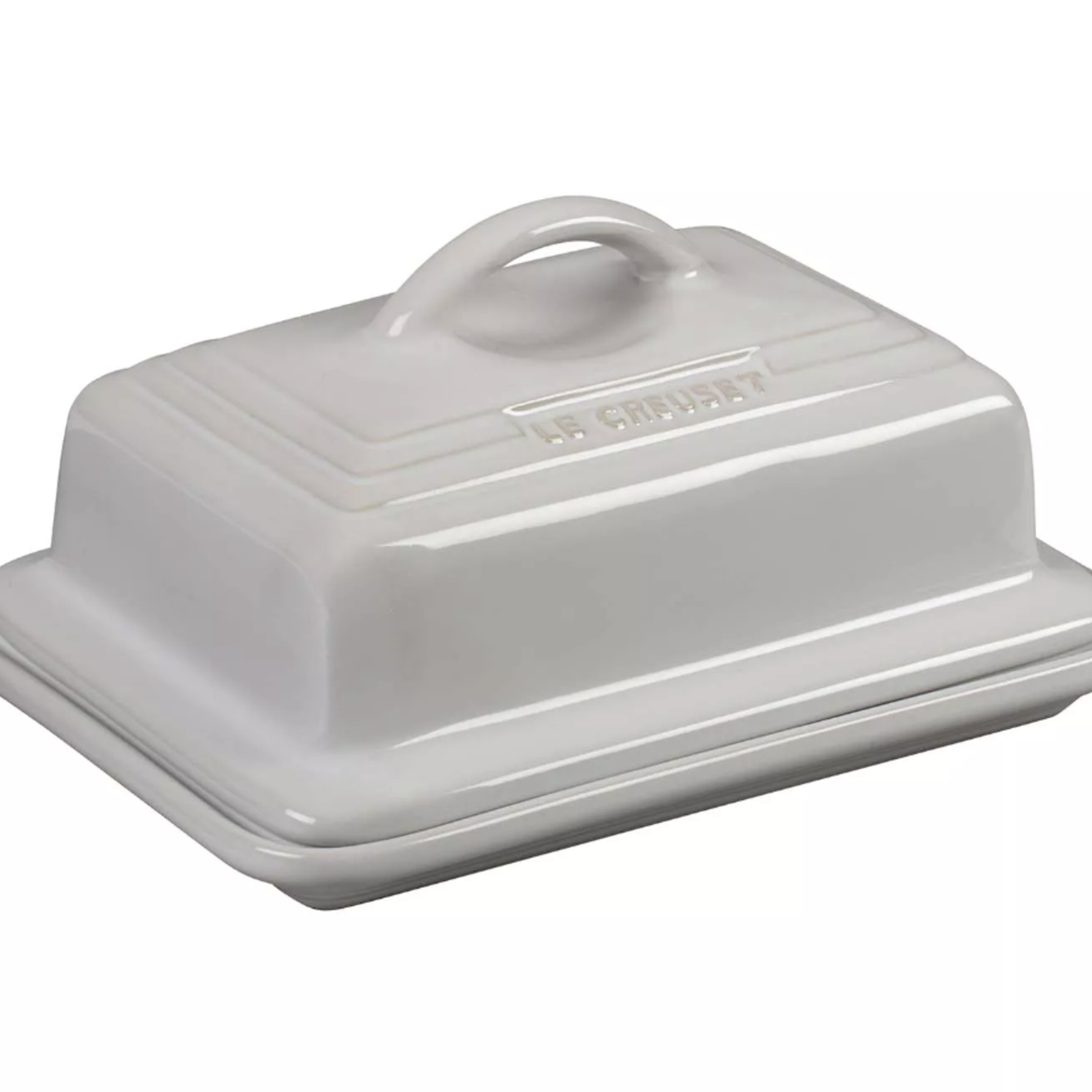 European Butter Dish - White - 6.75" x 5" x 3.5"