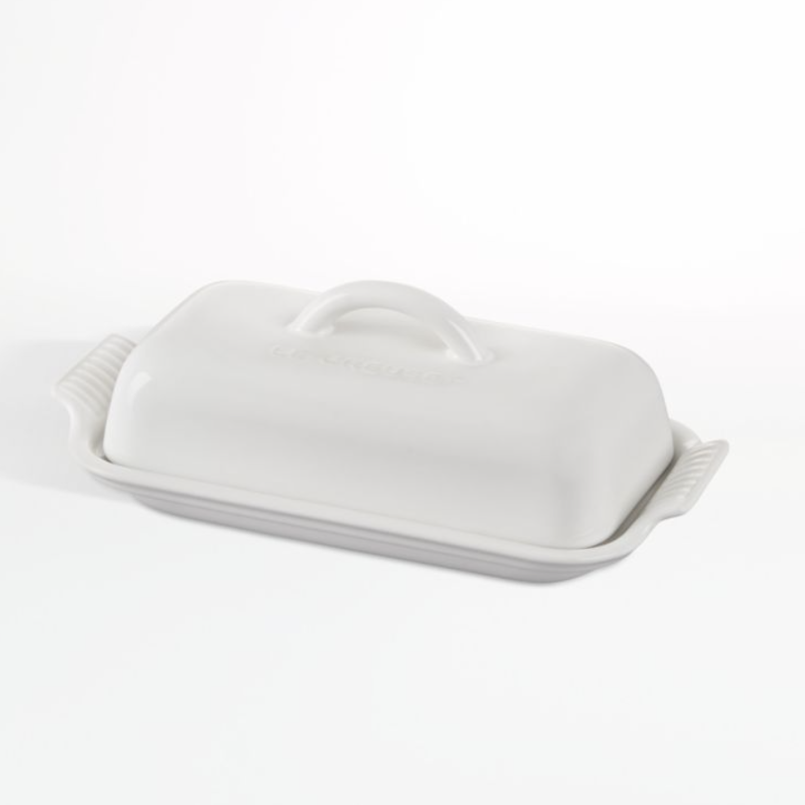 Le Creuset Heritage Butter Dish - White - 8.3" x 4.1" x 3"