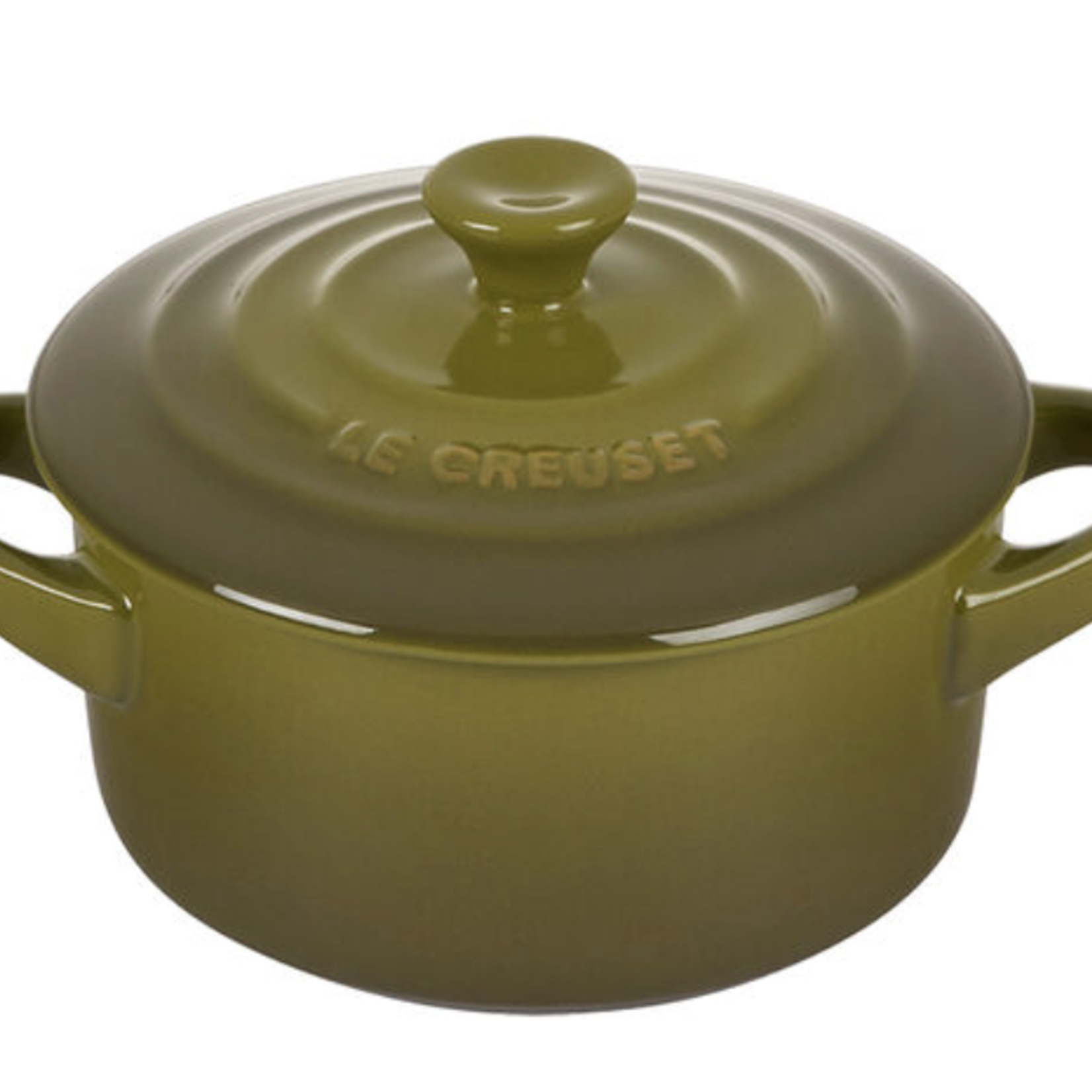 Le Creuset Mini Round Cocotte - Olive - 8 oz. | Le Creuset