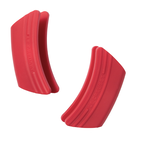 Le Creuset Silicone Pot Grips Set - Cerise - 5" x 2 1/2" each