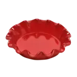 Emile Henry/Marcato Ruffled Pie Dish - 10.5" / 1.25 qt - BURGUNDY | Emile Henry/Marcato