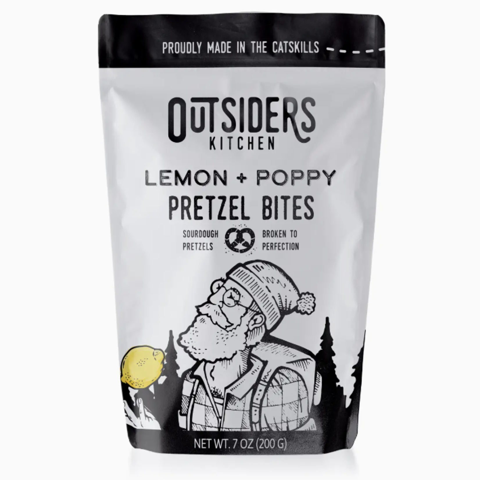 Outsiders Kitchen Lemon + Poppy Pretzel Bites, 7oz