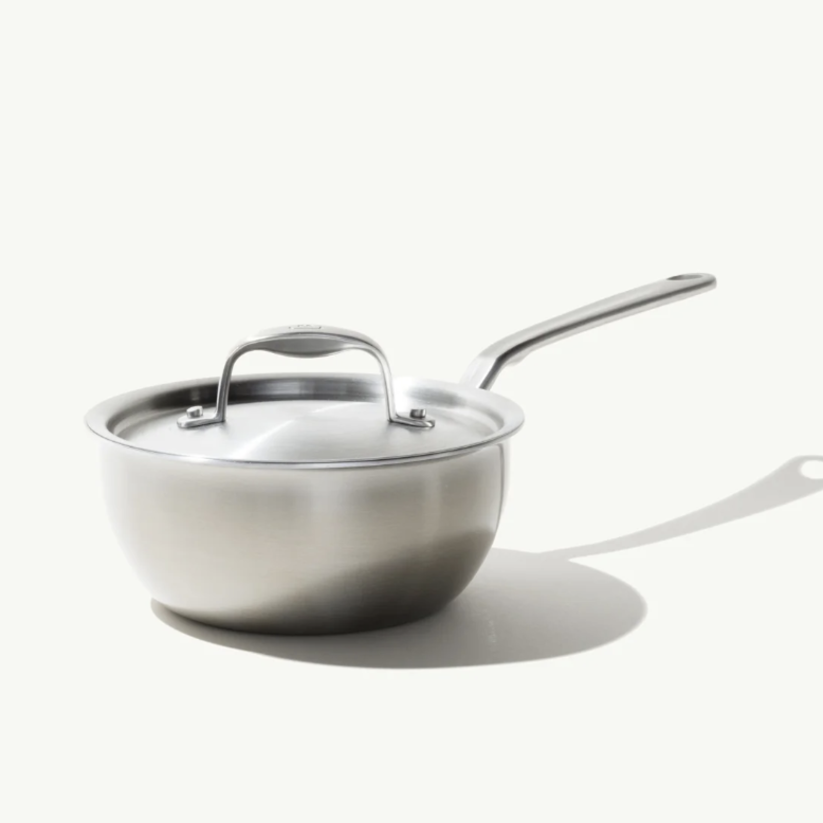 Made In Stainless Clad 2 qt. Saucier with Lid