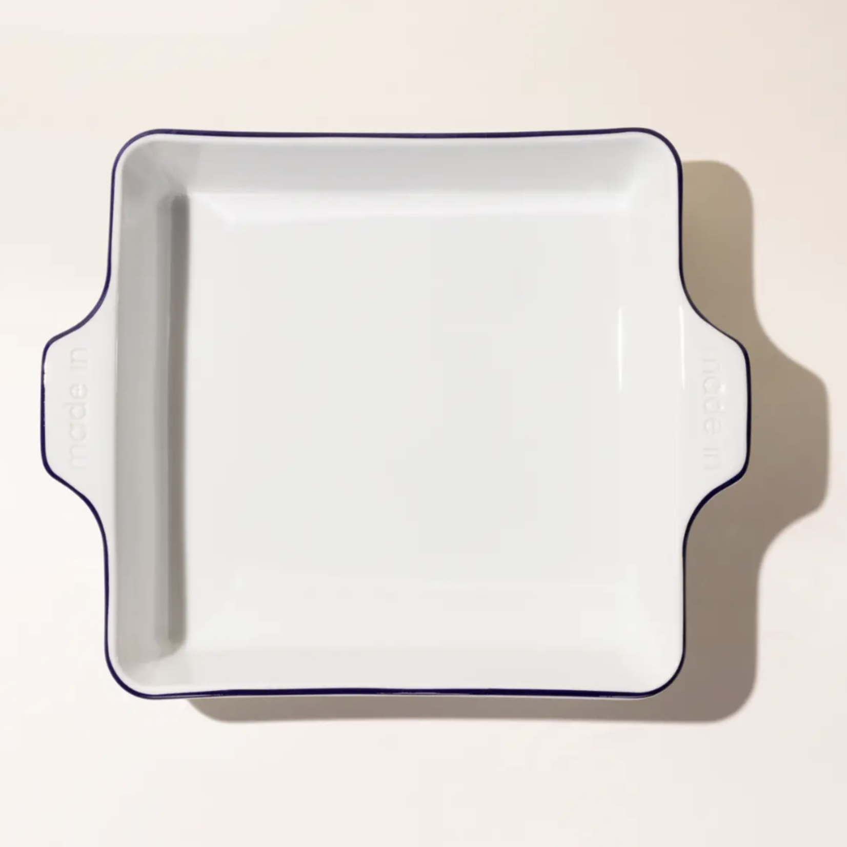 Made In 8 X 8” Square Baking Dish - Navy Rim
