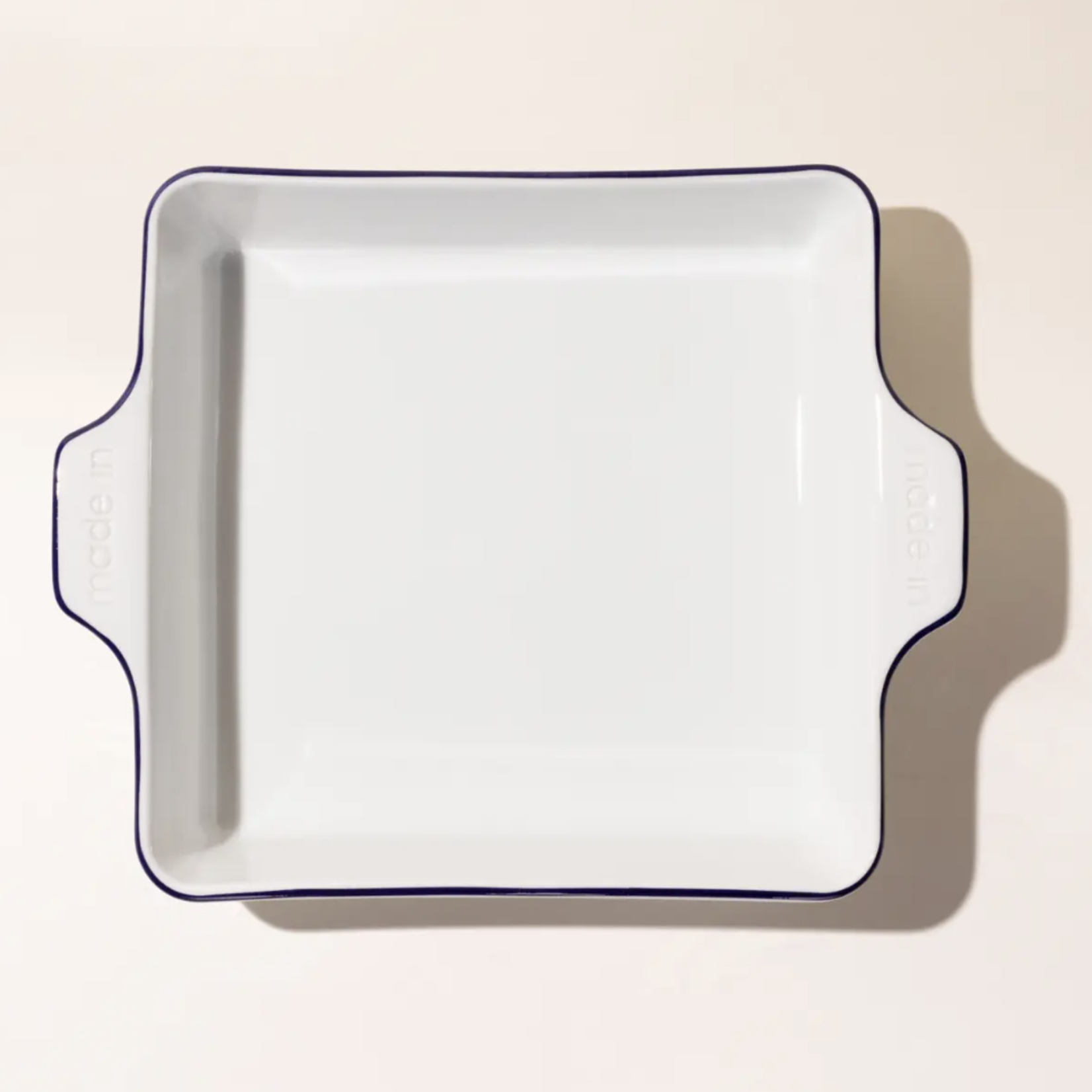 Made-In MADE-IN, 8 X 8” SQUARE BAKING DISH - NAVY RIM