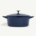 Made In Enameled Cast Iron 5.5 qt. Round Dutch Oven - Harbour Blue