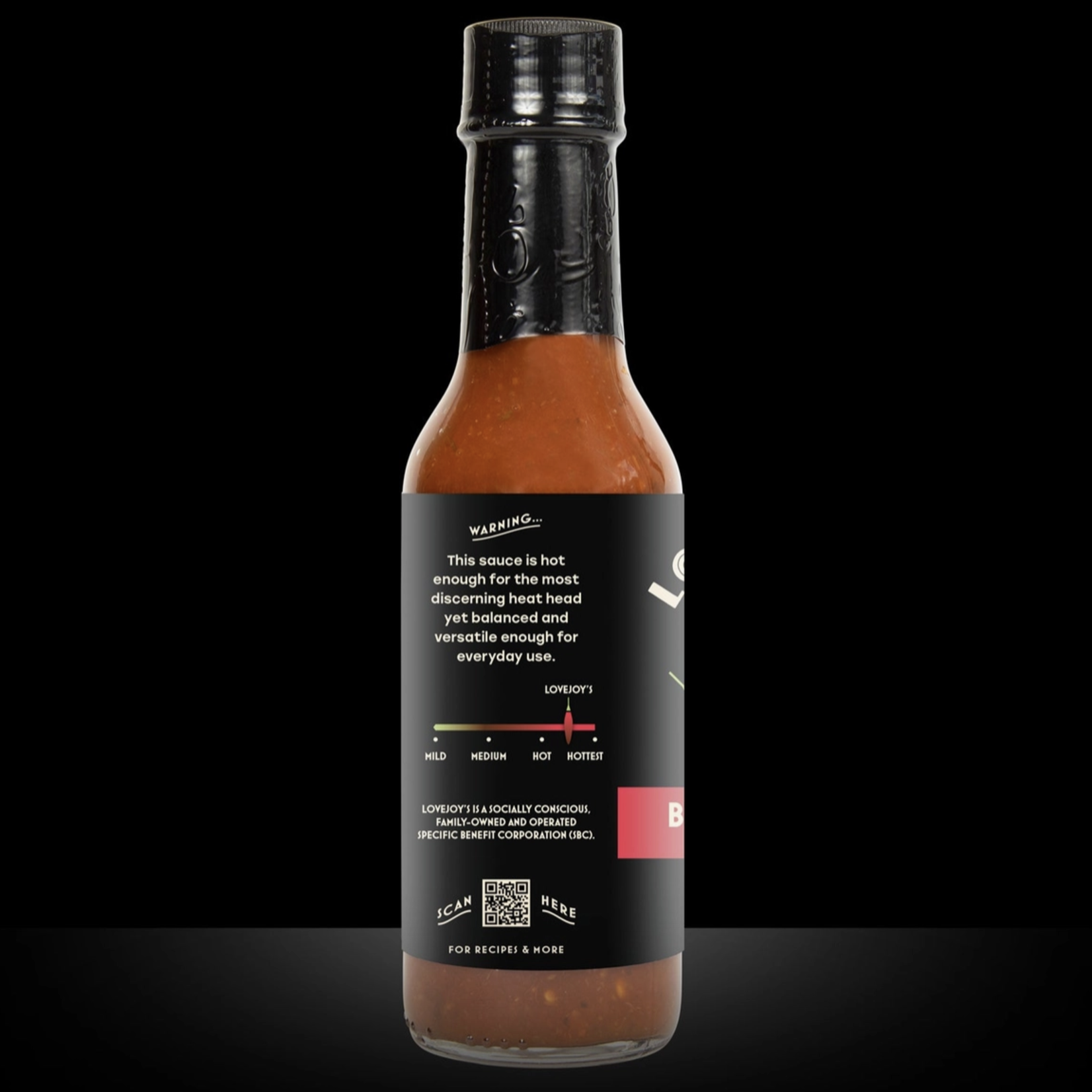 Love Joy's Burn Yo Face Hot Sauce (5oz) | Lovejoy’s