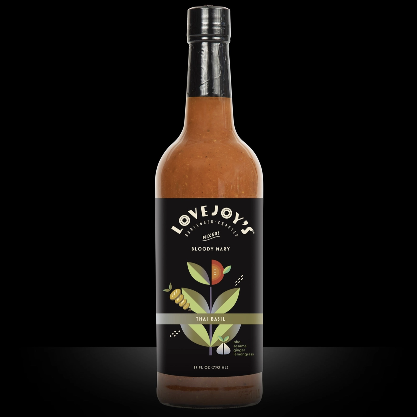 Love Joy's Bloody Mary Mix - Thai Basil (25oz)