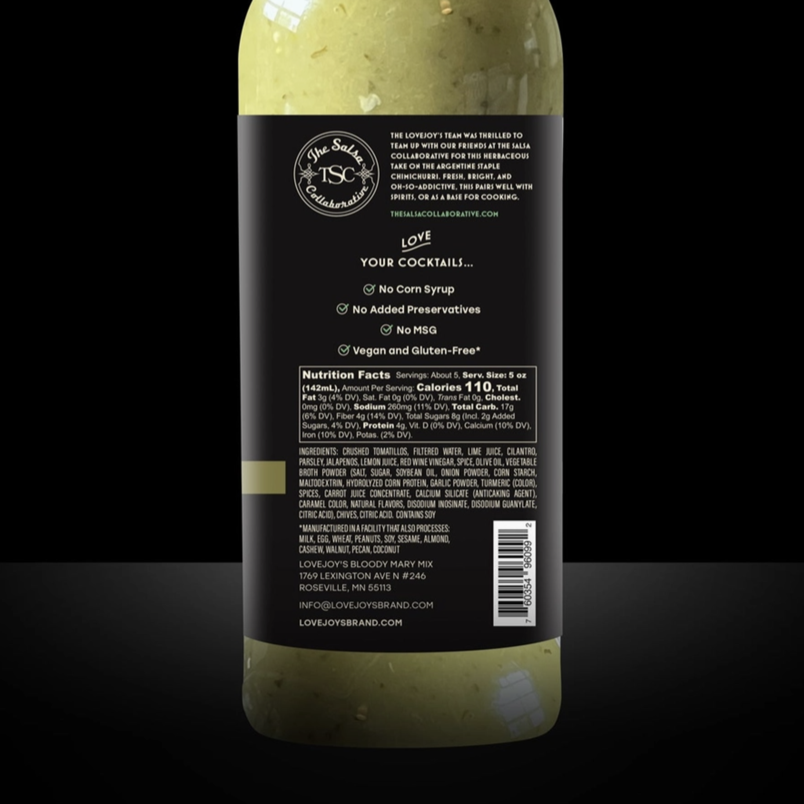 Love Joy's Chimmi Bloody Mary Mix (25oz)