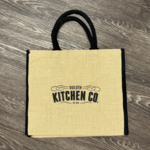 Duluth Kitchen Jute Bag, Black Handles | Duluth Kitchen Co