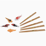 Urban Tokyo 5 pc Chopsticks and Japanese Koi Fish Porcelain Chopstick Se | Urban Tokyo