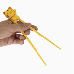 Urban Tokyo Lucky Cat Training Chopsticks for kids and adults - Yellow