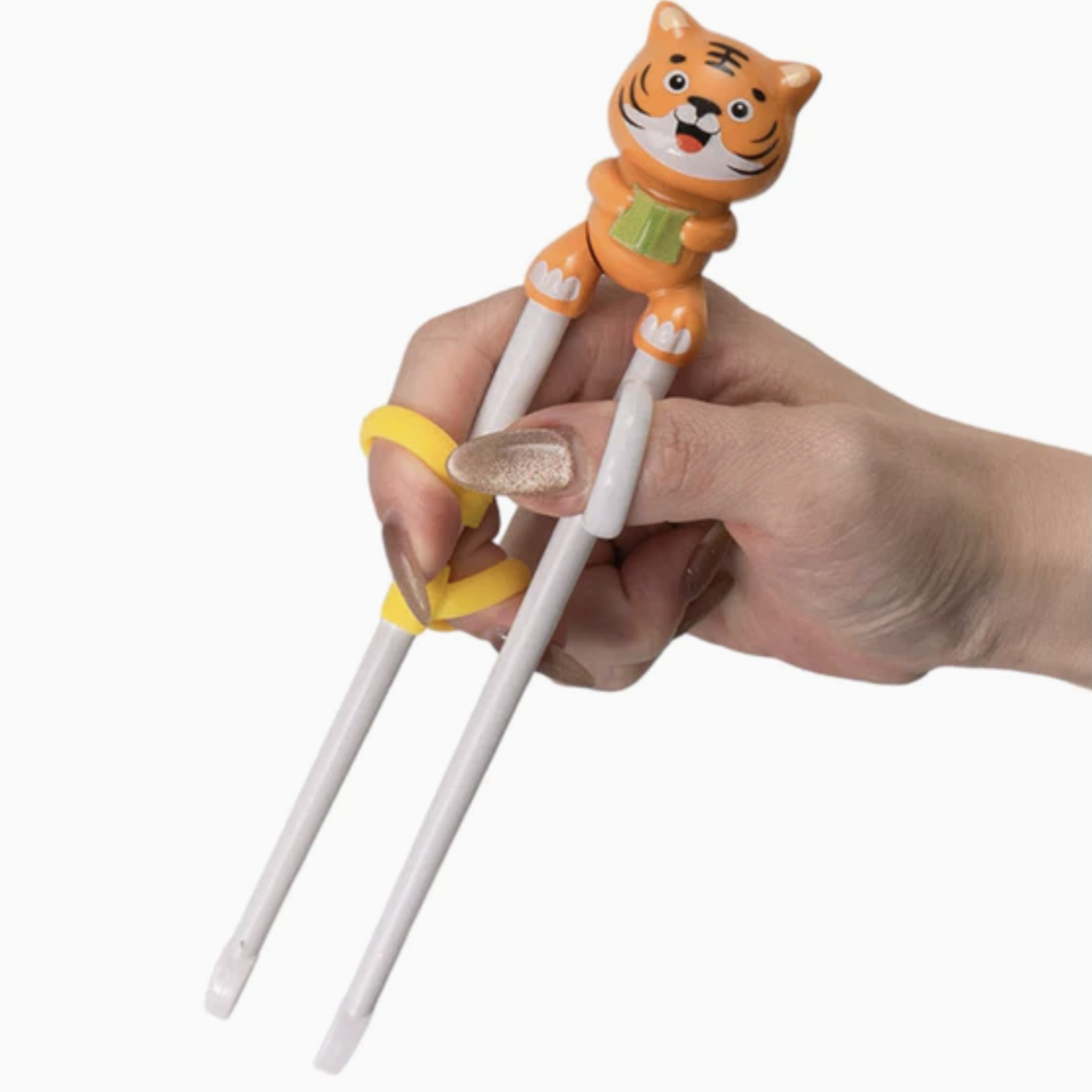 Urban Tokyo Tiger Training Chopsticks Plastic With Adjustable Silicon
