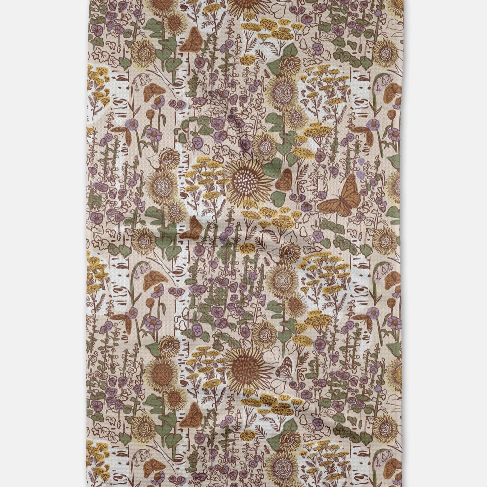 Geometry Fall Forest Tea Towel | Geometry