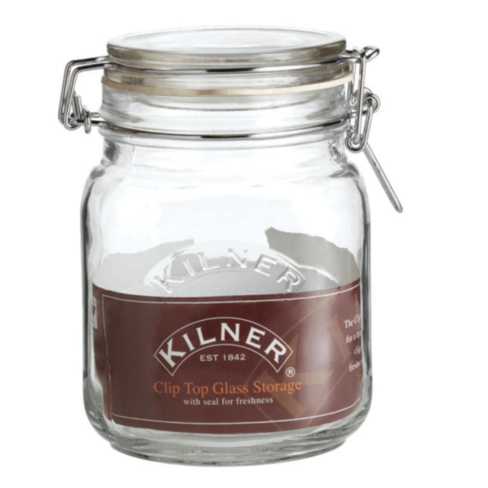 Kilner Kilner Square Clip Top, 34 fl. oz. | Mason Cash