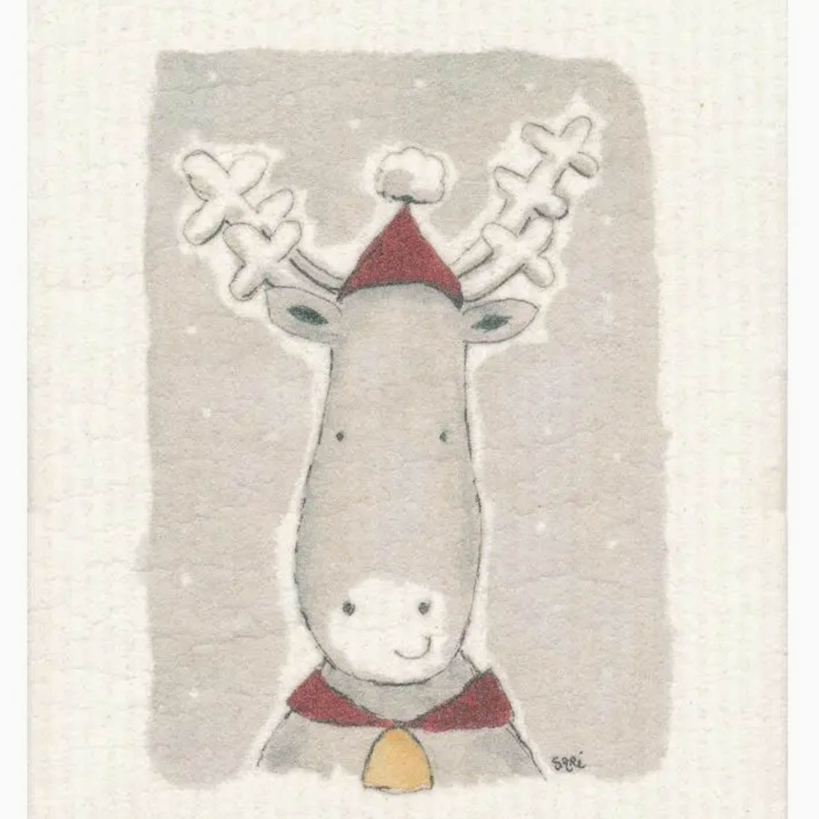Galleyware Christmas Reindeer Swedish Towel