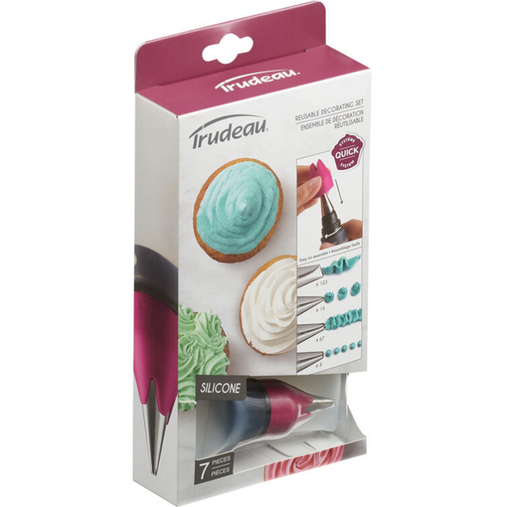 Trudeau 7PCS DECORATING SET - METAL TIPS | Trudeau