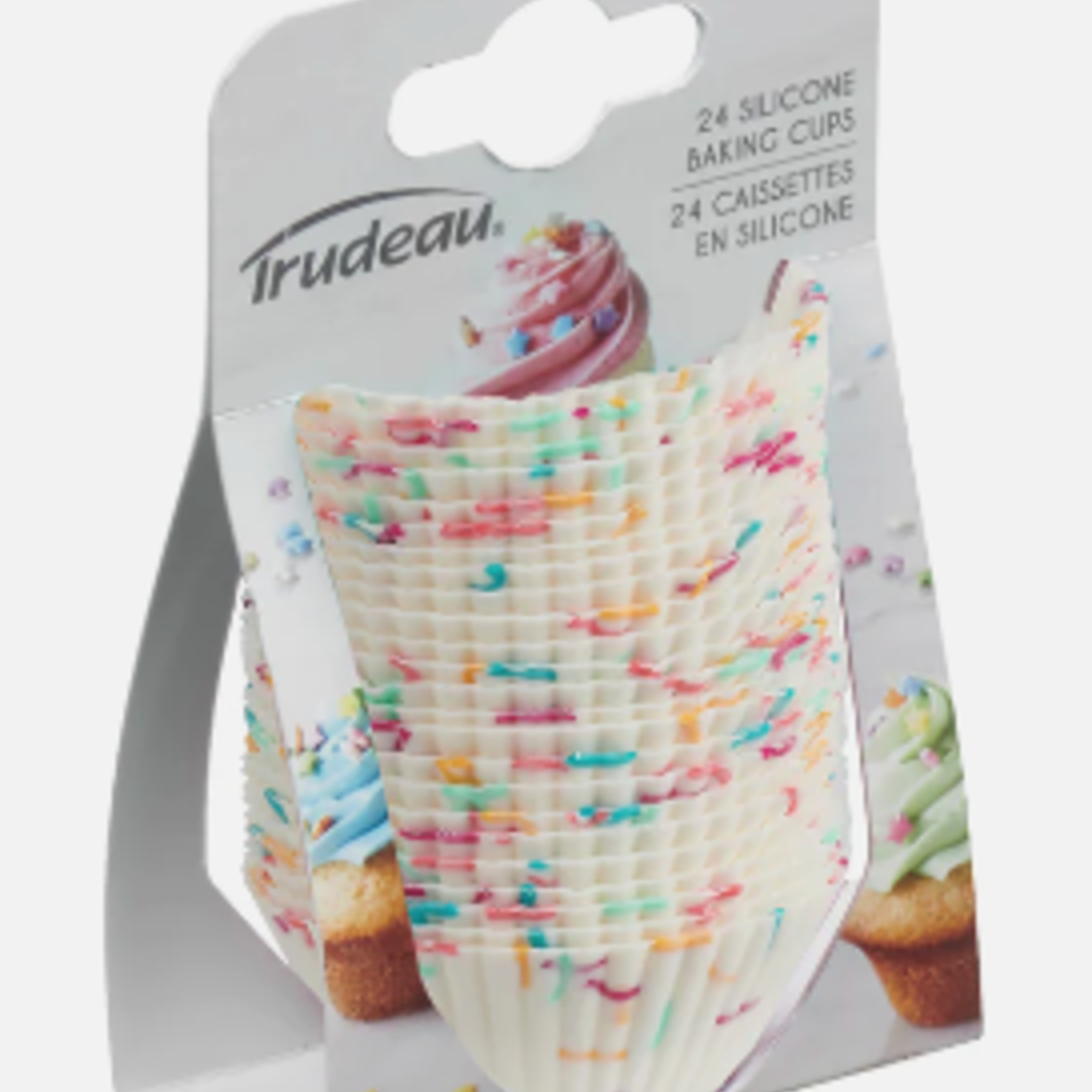 Trudeau Set/24 Mini Muffin Cups, Confetti | Trudeau
