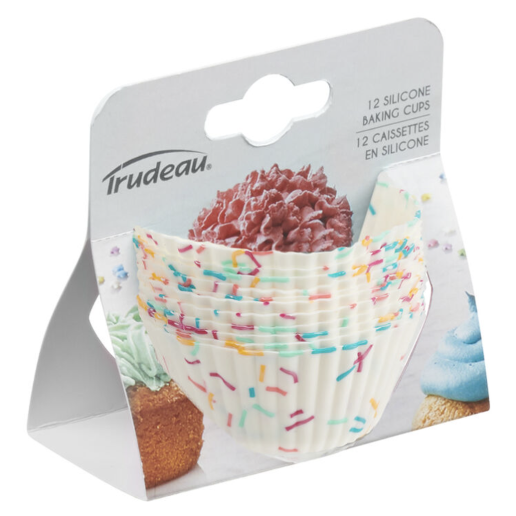 Trudeau Set/12 Standard Muffin Cups, Confetti | Trudeau