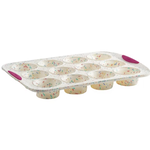 Trudeau 12CT MUFFIN PAN CONFETTI FUCHSIA | Trudeau