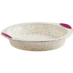 Trudeau ROUND CAKE PAN CONFETTI FUCHSIA 9"