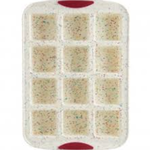Trudeau 12ct Brownie Pan, Confetti Fuchsia | Trudeau