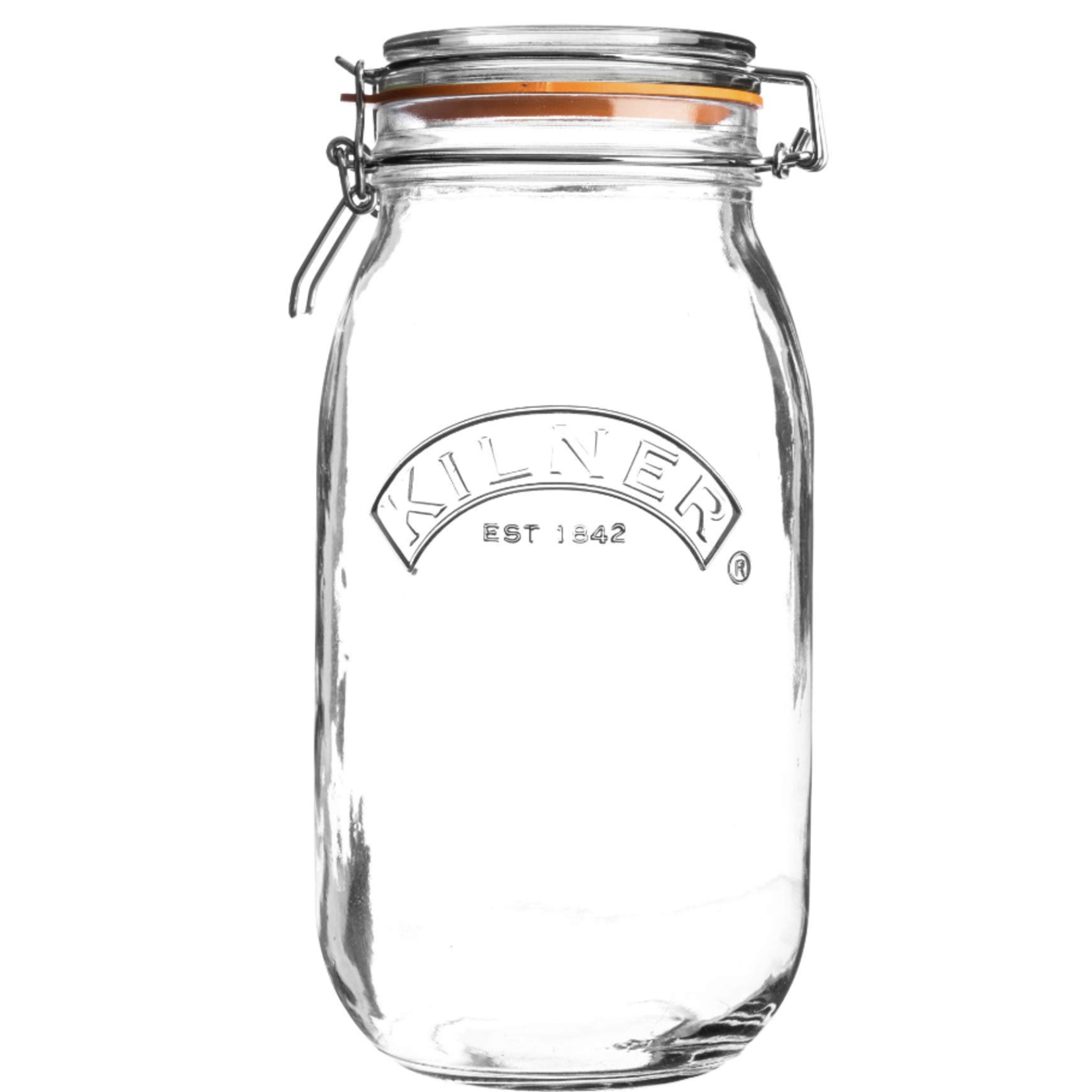 Kilner Kilner Swing Top Round Glass Jar | 3L