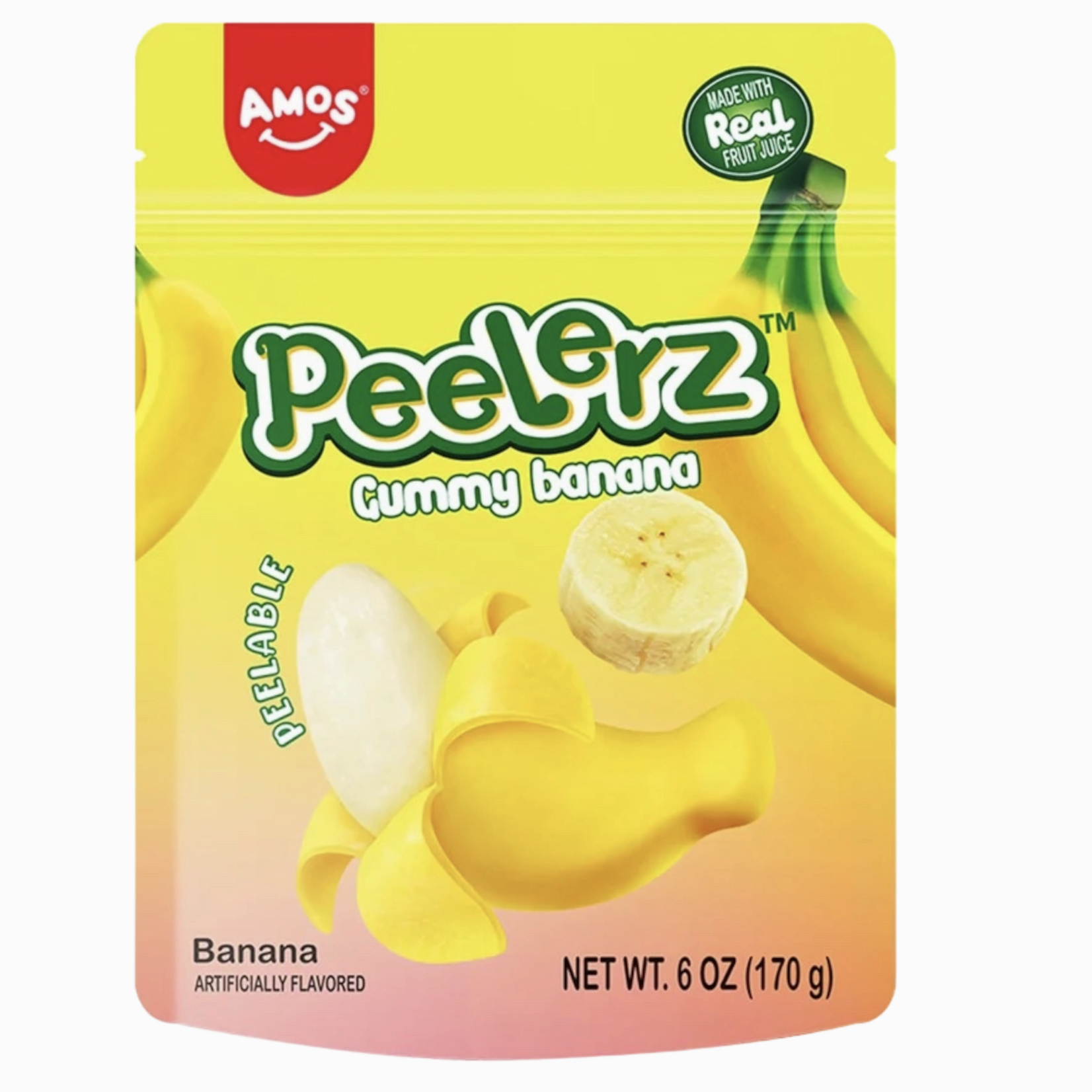 Cow Crack Wholesale AMOS PEELERZ GUMMY BANANA PEG BAG