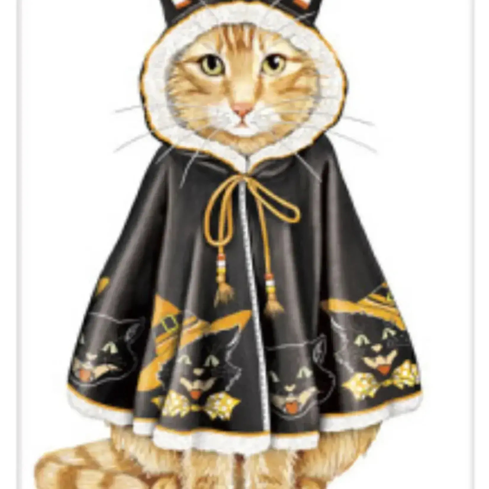 Mary Lake-Thompson Halloween Cat with Hood Towel | Mary Lake-Thompson
